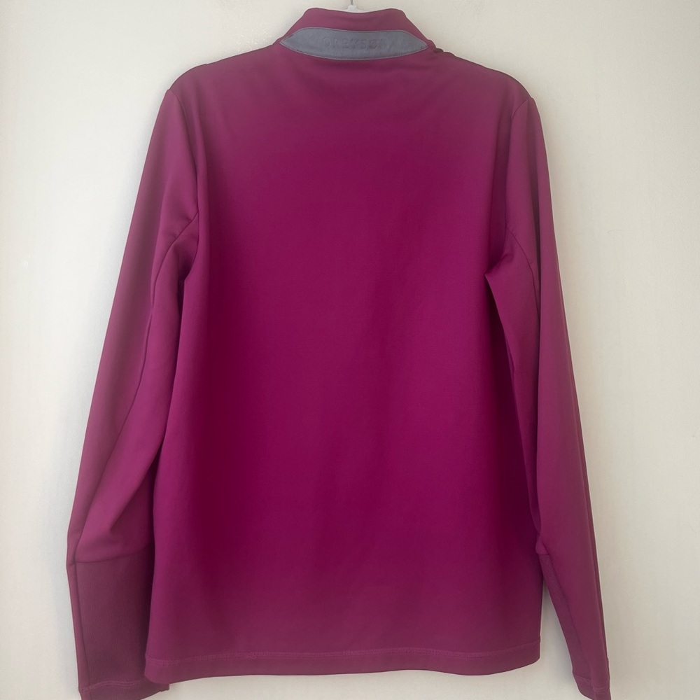 Greyson Sequoia Raspberry Aubergine Quarter Zip J… - image 2